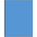 8.375" x 11" Fluorescent Blue Rectangular Sheet Labels