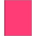 8.375" x 11" Fluorescent Pink Rectangular Sheet Labels