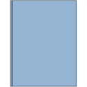 8.375" x 11" Pastel Blue Rectangular Sheet Labels