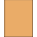 8.375" x 11" Pastel Orange Rectangular Sheet Labels