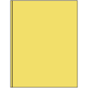8.375" x 11" Pastel Yellow Rectangular Sheet Labels