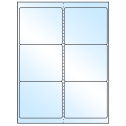 4" x 3.33" White Premium High Gloss Rectangular Sheet Labels