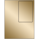 4" x 6" Gold Foil Rectangular Sheet Labels