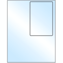 4" x 6" White Premium High Gloss Rectangular Sheet Labels