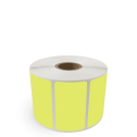 2.25" x 1.25" Chartreuse - Thermal Transfer Labels - 1" Core - Freezer Grade Adhesive