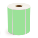 3" x 2" Fluorescent Green - Direct Thermal Labels - 1" Core - Freezer Grade Adhesive