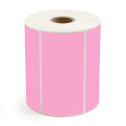 3" x 2" Hot Pink - Direct Thermal Labels - 1" Core - Acrylic