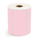 3" x 2" Pink - Direct Thermal Labels - 1" Core - Acrylic