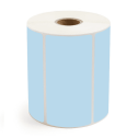 4" x 2" Blue - Thermal Transfer Labels - 1" Core - Removable Adhesive