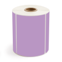 4" x 3" Grape - Thermal Transfer Labels - 1" Core - Removable Adhesive