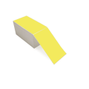 4" x 7" Yellow - Thermal Transfer Labels - Fanfold - Freezer Grade Adhesive