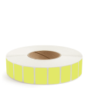 1.5" x 1" Chartreuse - Direct Thermal Labels - 3" Core - Removable Adhesive