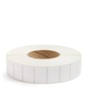 1.5" x 1" White - Thermal Transfer Labels - 3" Core - Removable Adhesive