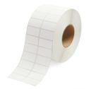 2" x 1" (2-Up) Thermal Transfer Labels - 3" Core
