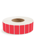2" x 1" Red - Direct Thermal Labels - 3" Core - Freezer Grade Adhesive