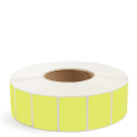 2" x 1.5" Chartreuse - Direct Thermal Labels - 3" Core - Freezer Grade Adhesive