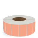 2.5" x 1.5" Fluorescent Orange - Thermal Transfer Labels - 3" Core - Acrylic