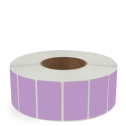 2.5" x 1.5" Grape - Direct Thermal Labels - 3" Core - Removable Adhesive