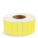 3" x 1" Yellow - Thermal Transfer Labels - 3" Core - Freezer Grade Adhesive