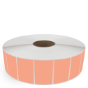 3" x 2" Fluorescent Orange - Thermal Transfer Labels - 3" Core / 12" Outer Diameter (No Perf) - Freezer Grade Adhesive