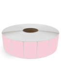 3" x 2" Pink - Thermal Transfer Labels - 3" Core / 12" Outer Diameter (No Perf) - Freezer Grade Adhesive