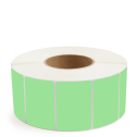3" x 2" Fluorescent Green - Direct Thermal Labels - 3" Core