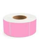 3" x 4" Hot Pink - Thermal Transfer Labels - 3" Core - Acrylic