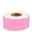 3" x 5" Hot Pink - Thermal Transfer Labels - 3" Core (No Perf) - Removable Adhesive