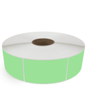 3" x 5" Fluorescent Green - Direct Thermal Labels - 3" Core / 12" Outer Diameter (No Perf) - Removable Adhesive