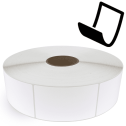 3" x 5" Blockout - Thermal Transfer Labels - 3" Core / 12" Outer Diameter (No Perf) - Acrylic