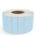 4" x 1" Blue - Thermal Transfer Labels - 3" Core - Freezer Grade Adhesive