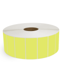 4" x 2" Chartreuse - Thermal Transfer Labels - 3" Core / 12" Outer Diameter (No Perf) - Removable Adhesive