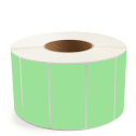 4" x 2" Fluorescent Green - Direct Thermal Labels - 3" Core (No Perf) - Removable Adhesive