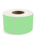 4" x 2.5" Fluorescent Green - Direct Thermal Labels - 3" Core