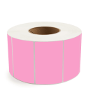 4" x 2.5" Hot Pink - Thermal Transfer Labels - 3" Core - Acrylic