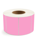 4" x 3" Hot Pink - Thermal Transfer Labels - 3" Core - Acrylic