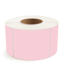 4" x 5" Pink - Direct Thermal Labels - 3" Core