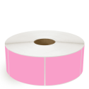 4" x 5" Hot Pink - Direct Thermal Labels - 3" Core / 12" Outer Diameter (No Perf) - Removable Adhesive
