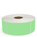 4" x 8" Fluorescent Green - Direct Thermal Labels - 3" Core / 12" Outer Diameter (No Perf) - Removable Adhesive