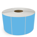 6" x 4" Dark Blue - Direct Thermal Labels - 3" Core / 12" Outer Diameter (No Perf) - Freezer Grade Adhesive