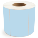 6" x 4" Blue - Direct Thermal Labels - 3" Core - Freezer Grade Adhesive