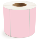 6" x 4" Pink - Thermal Transfer Labels - 3" Core - Freezer Grade Adhesive