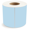 6" x 6" Blue - Thermal Transfer Labels - 3" Core
