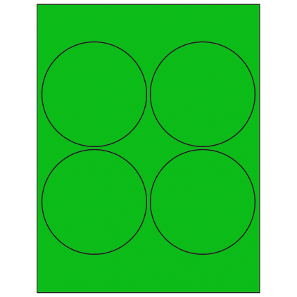 Printable 14 Circular Labels Color