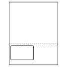 4" x 2.5"  Sheet Label