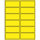 4" x 1.625"  Sheet Label
