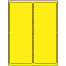 4" x 5"  Sheet Label
