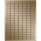 1" x 0.375"  Sheet Label