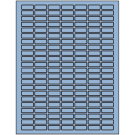 1" x 0.375"  Sheet Label