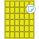 1.25" x 1.625"  Sheet Label